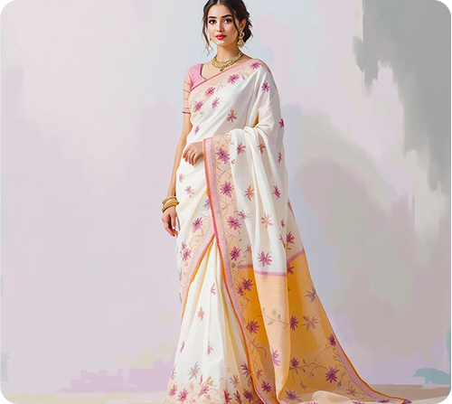 Chikankari Saree